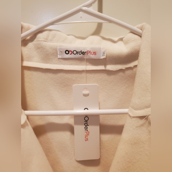 NWT Order Plus cream coat size 2x - Picture 3 of 4